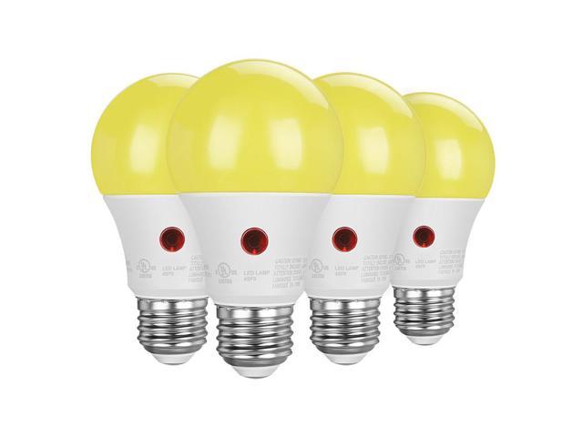 Photos - Light Bulb DEWENWILS Dusk to Dawn Yellow Light LED Bulb for Outdoor Lighting Bug Free
