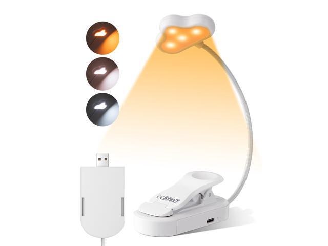 Photos - Chandelier / Lamp EDISHINE Mini USB Rechargeable Reading Book Light, 3 Color Modes & Steples