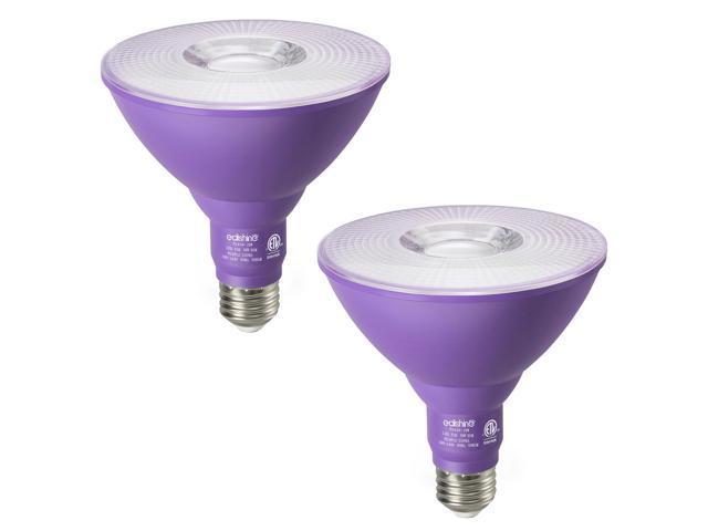 Photos - Light Bulb EDISHINE PAR38 LED Purple Flood  for Party Holiday, 18W(120W In