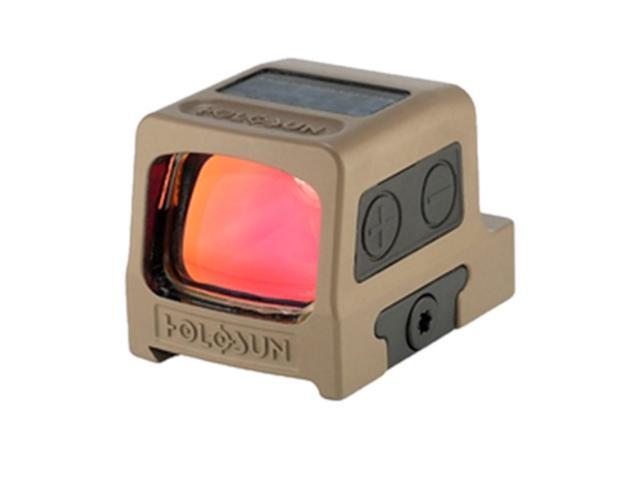 Holosun HE509T-GR X2 Green Dot Sight 2-MOA Dot & 32-MOA Circle FDE