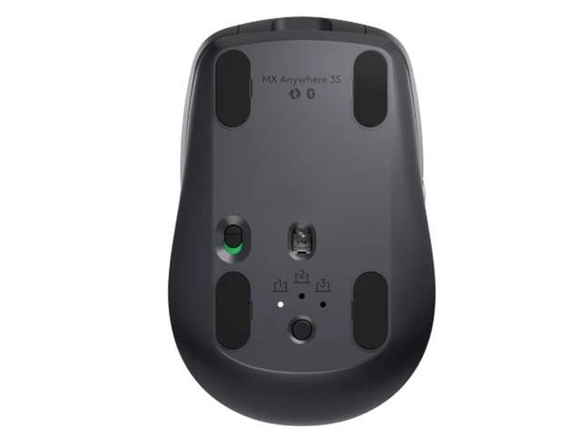 Logitech MX Anywhere 3S Wireless Bluetooth Dual Mode Mouse, Compact Office Charging Mouse Optimal Cross Computer Control, 8000dpi, 6buttons, for...