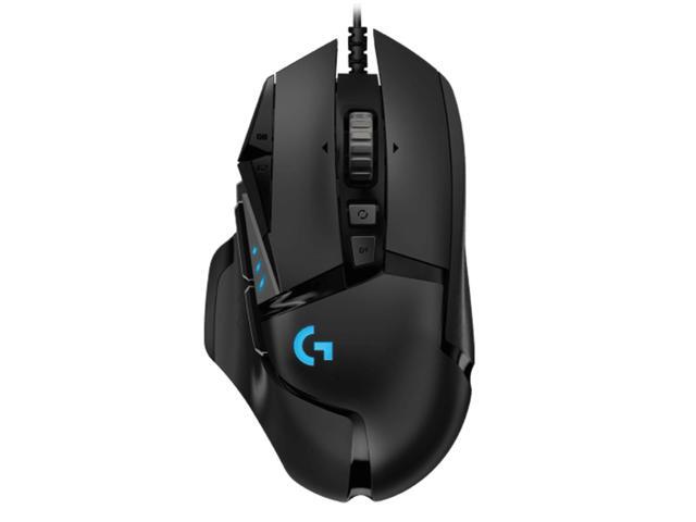 Logitech (G) G502 HERO Wired Gaming Mouse, RGB with Weighted Macro Programming, 25600DPI, 11buttons, Laptop Big Hand Mouse, for Windows 7 or...