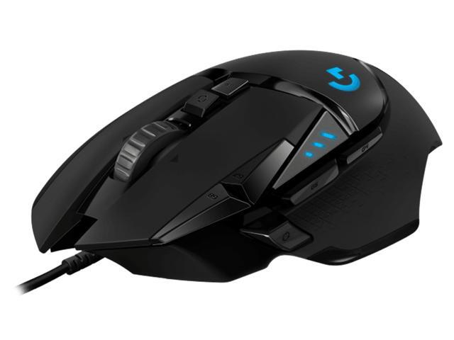 Logitech (G) G502 HERO Wired Gaming Mouse, RGB with Weighted Macro Programming, 25600DPI, 11buttons, Laptop Big Hand Mouse, for Windows® 7 or.