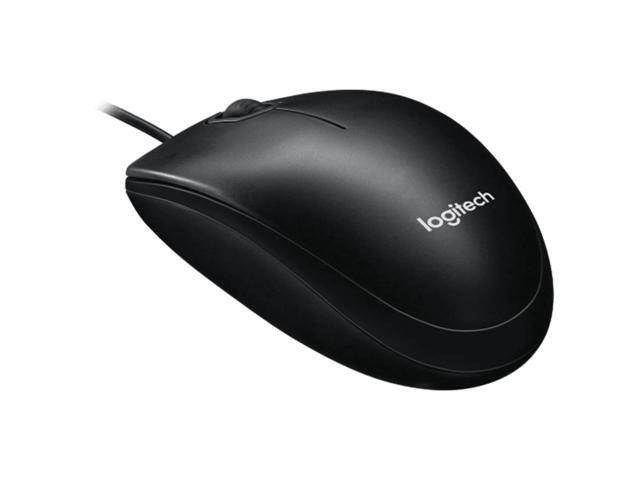 Logitech M110R Mouse wired Mouse, Office Mouse Light Mouse Symmetric Mouse, 1000dpi, for Windows 7 or later/macOS 10.11 or later/ChromeOS, Black
