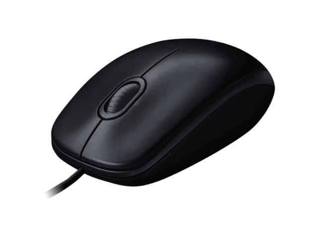 Logitech M110R Mouse wired Mouse, Office Mouse Light Mouse Symmetric Mouse, 1000dpi, for Windows 7 or later/macOS 10.11 or later/ChromeOS, Black