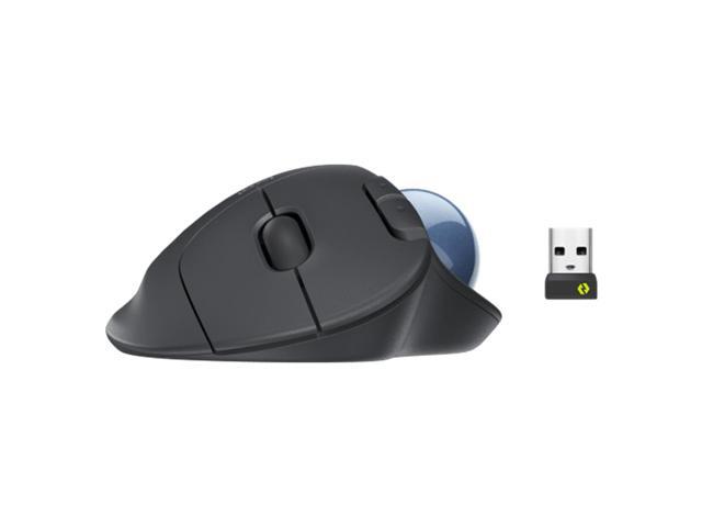 Logitech ERGO M575S Silent Wireless Mouse, Office, Right Handed, 2.4GB Receiver, Trackball Commercial Use,1000DPI, 5BUTTONS,, for Windows 10 or...