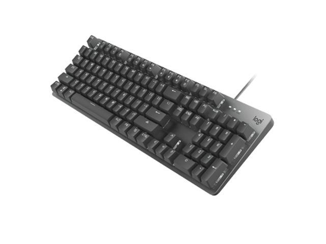 LOGITECH K845 Mechanical backlight wired Keyboard, Aluminum wired mechanical keyboard with optional key spindle, for Windows 10,11 or higher, 5...