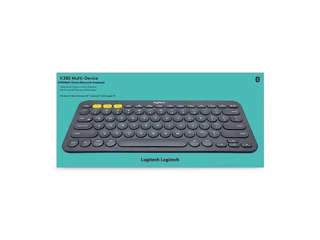 Logitech K380 wireless Bluetooth Keyboard for MAC, Silent, Multi-Device Stylish, Chocolate Keys, for macOS 10.15/iOS 14 /iPadOS 14 /Android...