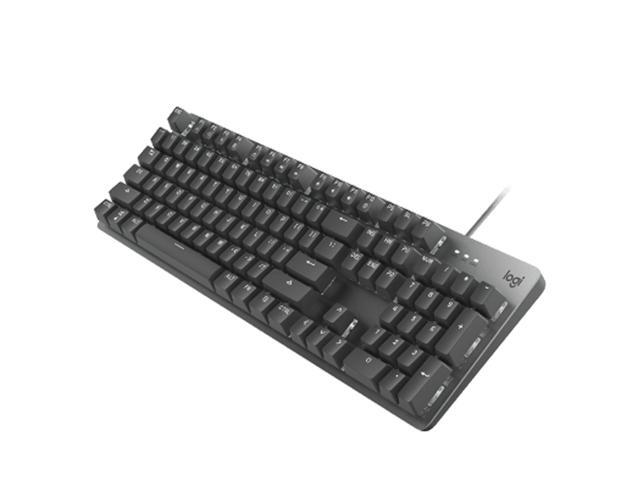 LOGITECH K845 Mechanical backlight wired Keyboard, Aluminum wired mechanical keyboard with optional key spindle, for Windows 10,11 or higher, 5...