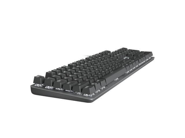 LOGITECH K845 Mechanical backlight wired Keyboard, Aluminum wired mechanical keyboard with optional key spindle, for Windows 10,11 or higher, 5...