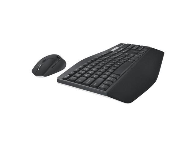 Logitech MK850 Wireless bluetooth Keyboard & Mouse Sets, Music Control, 2 Million Keystrokes, Programmable, padded palm rest, Wave-shaped, for...