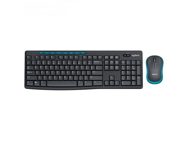 Logitech MK275 Wireless Keyboard & Mouse Sets, Computer Desktop Notebook, 5 million keystrokes, full-size, for ChromeOS,...