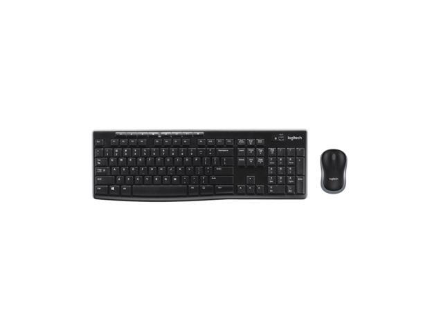 Logitech MK270 Nano Wireless Keyboard & Mouse Sets, Computer Desktop Notebook, 2 million keystrokes, full-size,for ChromeOS/Windows 10,11 or...