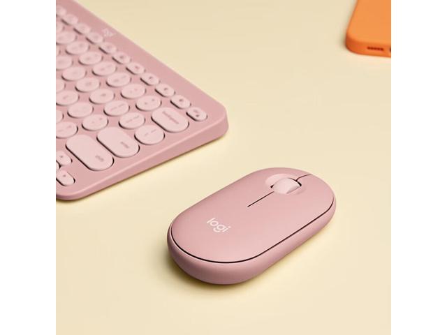 Logitech Pebble 2 Combo Wireless bluetooth Keyboard & Mouse Sets, for ChromeOS, Windows(10/11/ or higher), USB, Thin and light multi-device with...