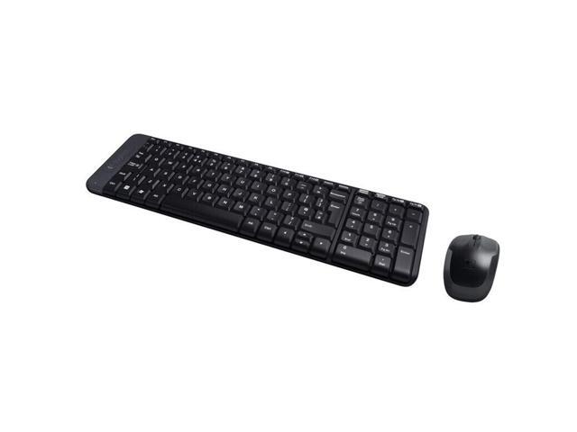 Logitech MK220 Wireless Keyboard & Mouse Sets, Office gaming, 11 multimedia keys, Kit Plug and Play,104keys, for Windows VistaWindows...