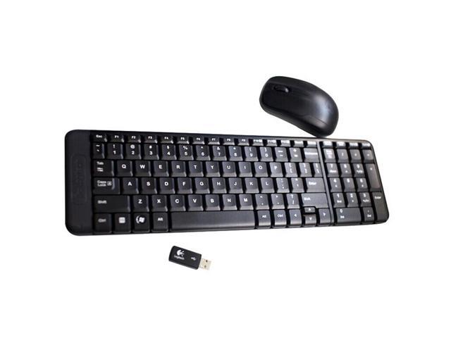 Logitech MK220 Wireless Keyboard & Mouse Sets, Office gaming, 11 multimedia keys, Kit Plug and Play,104keys, for Windows VistaWindows...