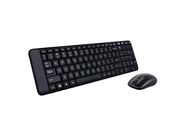 Logitech MK220 Wireless Keyboard & Mouse Sets, Office gaming, 11 multimedia keys, Kit Plug and Play,104keys, for Windows VistaWindows...