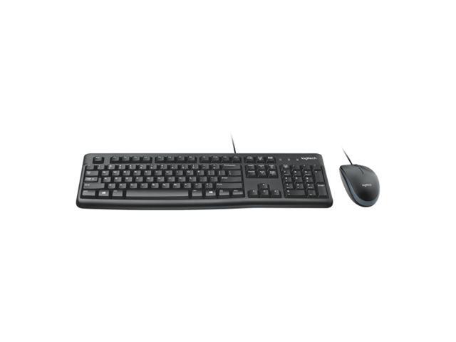 Logitech MK120 wired Keyboard & Mouse Sets,104keys, 10 million keystrokes, Optical Tracking, 3buttons mouse, for Windows 10, 11 or higher, gaming...