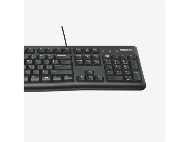 Logitech MK120 wired Keyboard & Mouse Sets,104keys, 10 million keystrokes, Optical Tracking, 3buttons mouse, for Windows 10, 11 or higher, gaming...