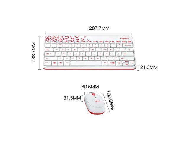 Logitech MK240 Nano Wireless Keyboard & Mouse Sets, Office gaming, Mini Keyboard, Kit Plug and Play,Durable. Simple, for Windows 10, 11 or...