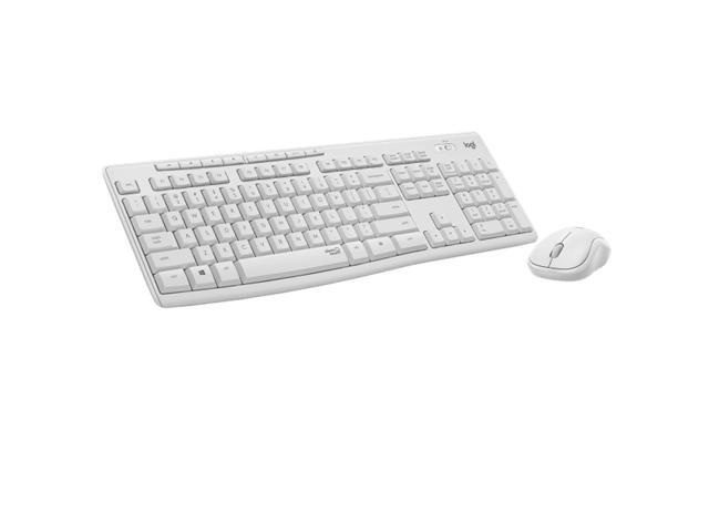 Logitech MK295 SilentTouch Wireless Keyboard & Mouse Sets, Computer Height adjustable keyboard, splash-proof, full-size, Convenience and...