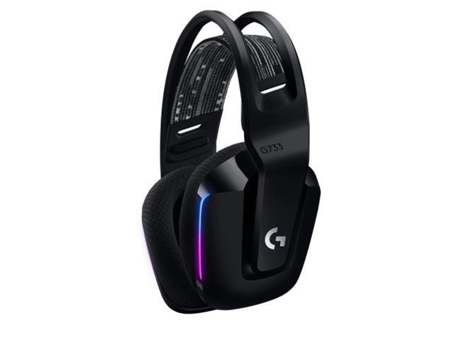 Logitech G733 Lightweight Wireless Bluetooth Gaming Headset with Microphone, RGB Lighting, Wireless 20 meters, USB 2.0, for Windows 10/macOS...