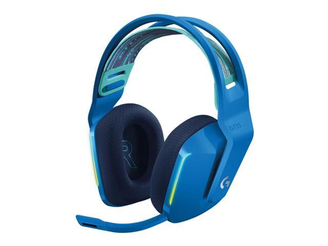 Logitech G733 Lightweight Wireless Bluetooth Gaming Headset with Microphone, RGB Lighting, Wireless 20 meters, USB 2.0, for Windows 10/macOS...
