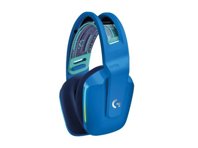 Logitech G733 Lightweight Wireless Bluetooth Gaming Headset with Microphone, RGB Lighting, Wireless 20 meters, USB 2.0, for Windows 10/macOS...