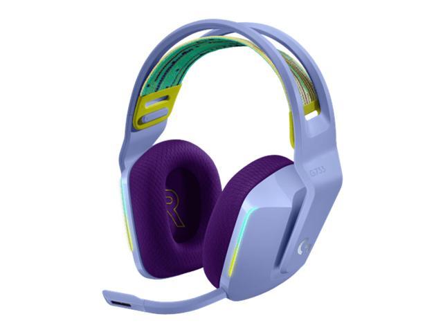 Logitech G733 Lightweight Wireless Bluetooth Gaming Headset with Microphone, RGB Lighting, Wireless 20 meters, USB 2.0, for Windows 10/macOS...