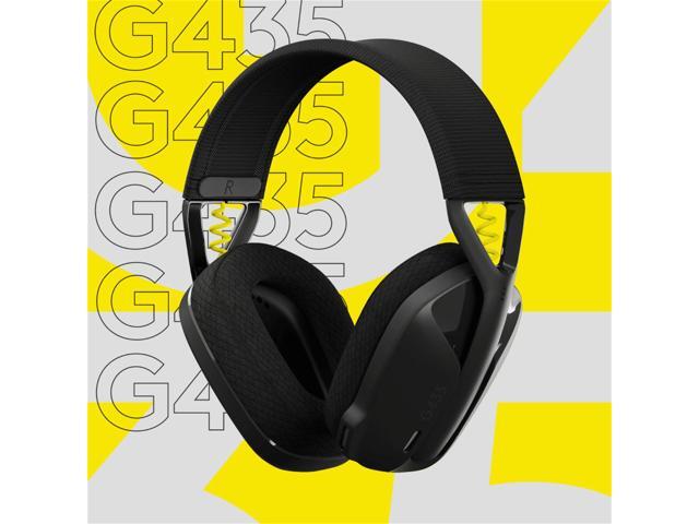 Logitech G435 Lightweight Wireless Bluetooth Gaming Headset with Microphone, HD Sound Quality, USB 2.0, type A, for Windows 10macOS X...