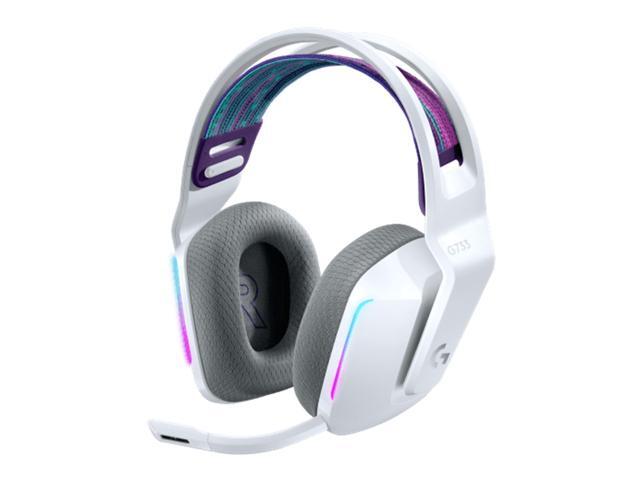 Logitech G733 Lightweight Wireless Bluetooth Gaming Headset with Microphone, RGB Lighting, Wireless 20 meters, USB 2.0, for Windows® 10/macOS.