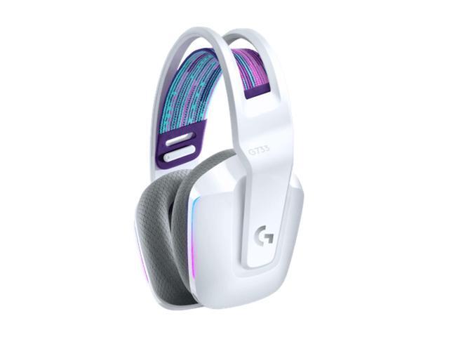 Logitech G733 Lightweight Wireless Bluetooth Gaming Headset with Microphone, RGB Lighting, Wireless 20 meters, USB 2.0, for Windows 10/macOS...