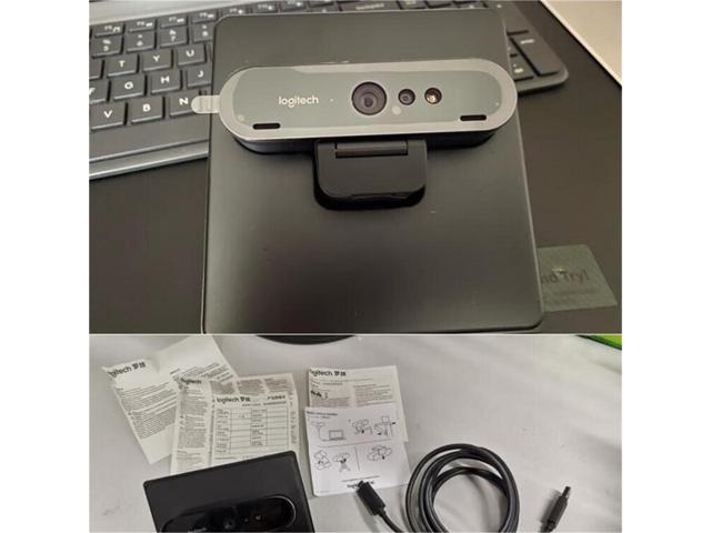 Logitech BRIO C1000E Wired 4K Ultra HD Webcam, Professional-Grade Commercial, Live Webcam, Auto Light Correction, HDR and Windows Hello Support,...