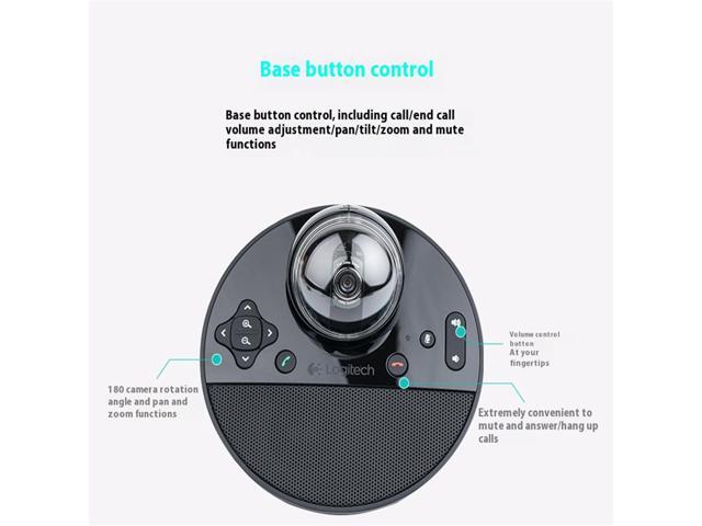 Logitech BCC950 Wired HD Commercial Webcam, All-in-One Video Conferencing System, for groups of 1-4 people, speaker phone and remote control, FOR...