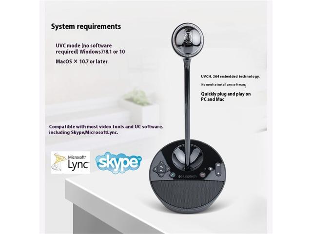 Logitech BCC950 Wired HD Commercial Webcam, All-in-One Video Conferencing System, for groups of 1-4 people, speaker phone and remote control, FOR...