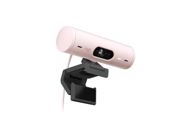 Logitech BRIO 500 Wired HD Webcam, 60 fps/1080p, Live Streaming, Auto Light Correction, Auto Framing and Show Mode Support, 4MP, USB-C, for...