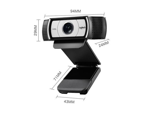 Logitech C930c Wired HD Commercial Webcam, 1080P/30fps, Anchor, Auto Light Correction, H.264 Support, Removable privacy lens cap, for laptops, LCDs...