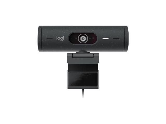Logitech BRIO 500 Wired HD Webcam, 60 fps/1080p, Live Streaming, Auto Light Correction, Auto Framing and Show Mode Support, 4MP, USB-C, for...