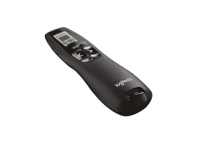 Logitech R800 Laser Wireless Presenter, With LCD display, keep track of time, 2 Laser, 522 to 542 nm (green), 30 meters, for Windows 10,11 or...