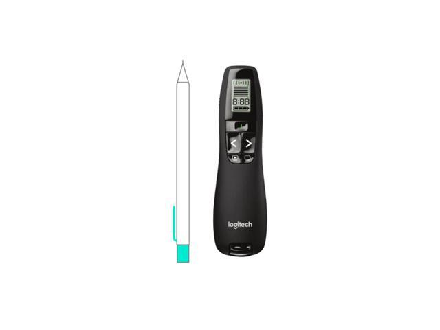 Logitech R800 Laser Wireless Presenter, With LCD display, keep track of time, 2 Laser, 522 to 542 nm (green), 30 meters, for Windows 10,11 or...