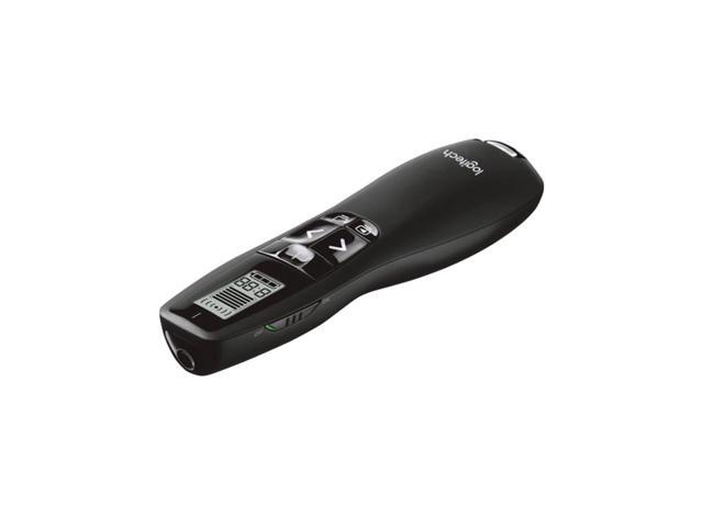 Logitech R800 Laser Wireless Presenter, With LCD display, keep track of time, 2 Laser, 522 to 542 nm (green), 30 meters, for Windows 10,11 or...