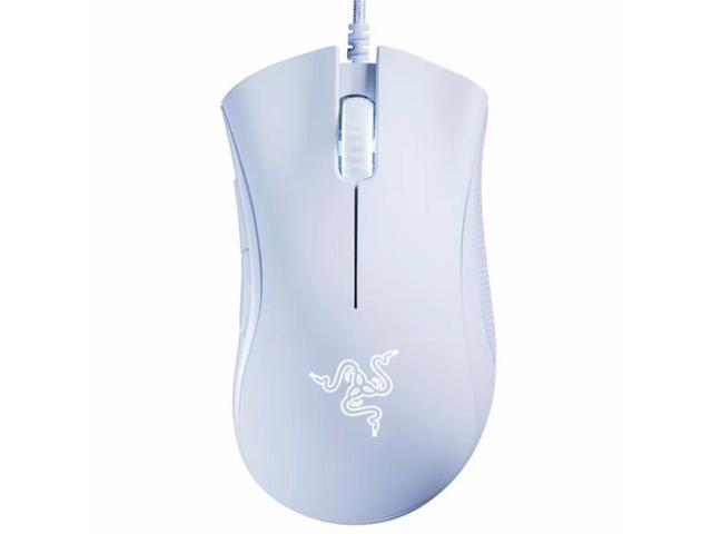 Fantech DeathAdder Essential Wired Gaming Mouse, Mechanical Switch,6400dpi,6 programmable buttons, Five High-speed Response Buttons, White