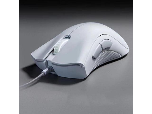 Fantech DeathAdder Essential Wired Gaming Mouse, Mechanical Switch,6400dpi,6 programmable buttons, Five High-speed Response Buttons, White