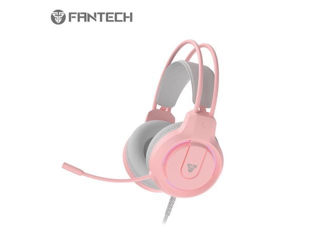 FANTECH P51 Wired Gaming Keyboard & Mouse & Mouse Pad & Headset & Headset Holder 5-Piece Set, RGB Keyboard, 8000DPI RGB Mouse, Light Effect...