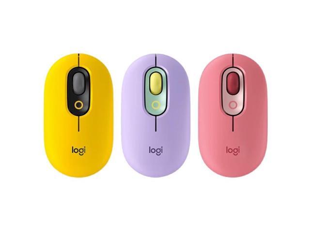Logitech POP MOUSE Wireless Bluetooth Mouse, Office Mute,Tablet Laptop Office Cross Screen Operation, 4000DPI, 4 buttons, for Windows and macOS,...