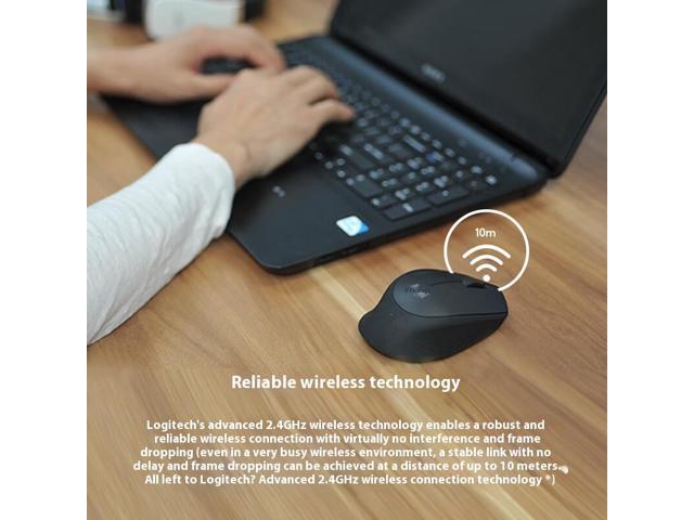 Logitech M275 Wireless Mouse, Office home Mouse Symmetric Mouse with Wireless Micro Receiver, 1000dpi, for Windows 7 or later/macOS 10.11 or...
