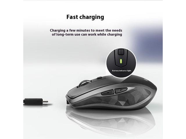 Logitech MX Anywhere 2S Wireless Mouse - 4000 DPI Darkfield Tracking, Flow Cross-Computer Control, 70-Day Battery, for 3 Devices via...