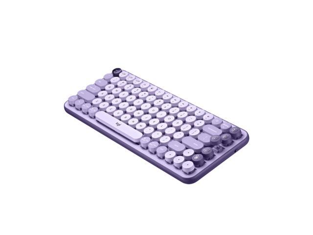 Logitech POP Keys Mechanical Wireless Keyboard with Customizable Emoji, Durable Compact Design, Bluetooth or USB Connectivity, Multi-Device, OS...