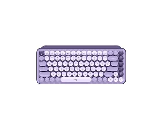 Logitech POP Keys Mechanical Wireless Keyboard with Customizable Emoji, Durable Compact Design, Bluetooth or USB Connectivity, Multi-Device, OS...