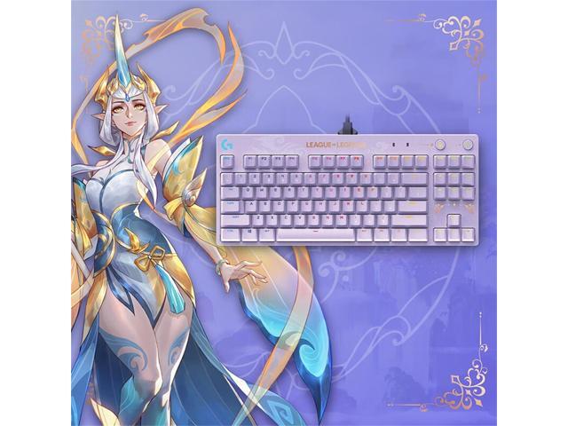Logitech G PRO Wired Mechanical Gaming Keyboard LOL Edition, GX BROWN, 87 Keys, Aluminum Faceplate, LIGHTSYNC RGB, Detachable Cable, 12...